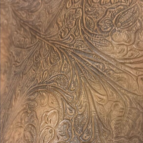 Montana West Concealed Carry Brown Tote Bag with Textured Finish - Picture 12 of 12